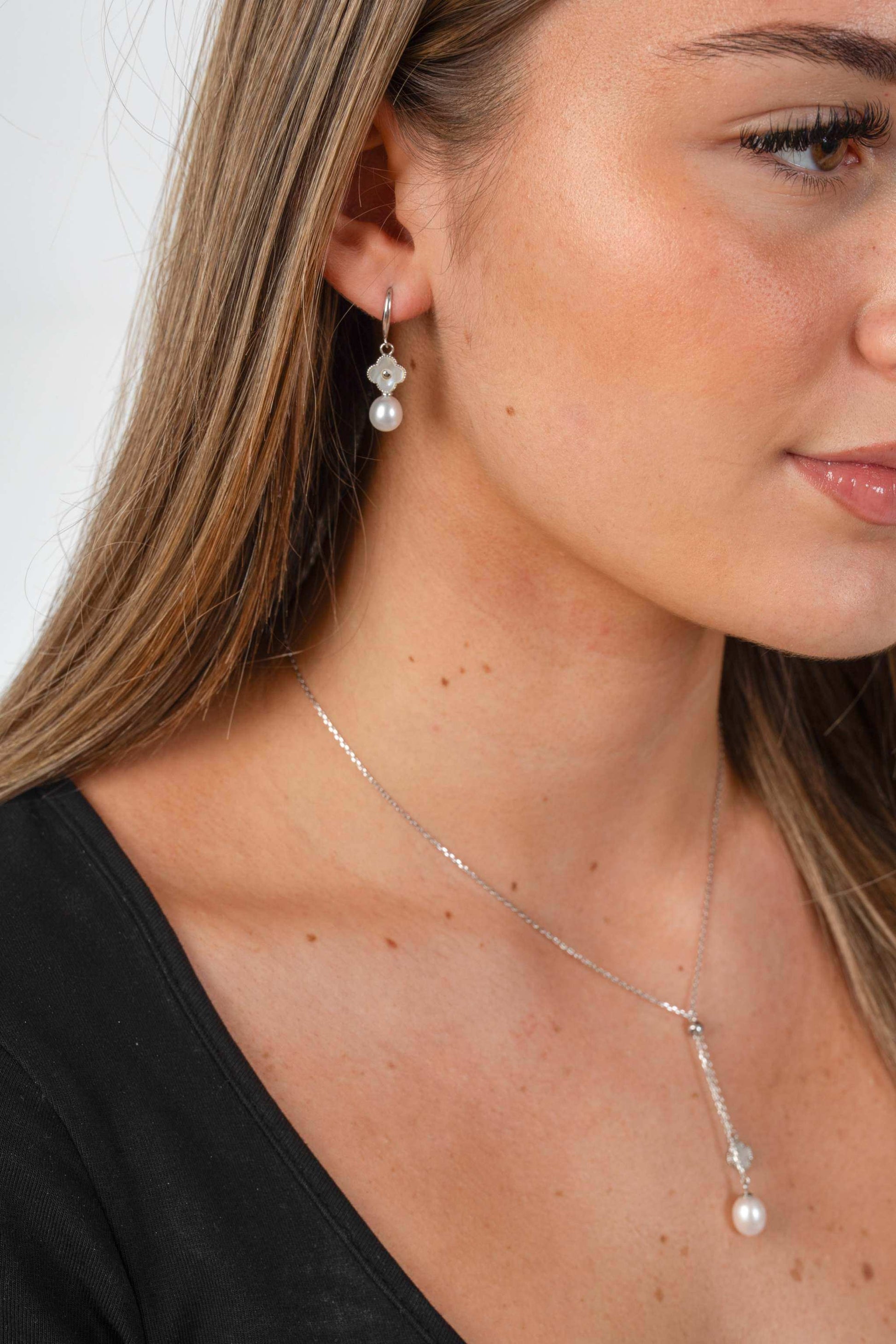 Lucky Bloom Pearl set