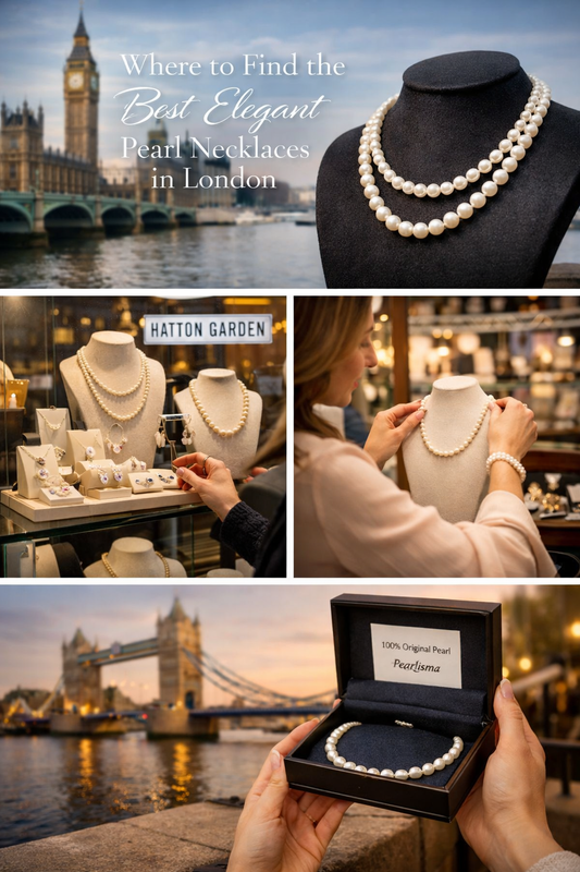 Elegant Pearl Necklaces UK  Luxury Jewelry by Pearlisma