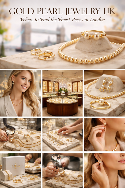 Top Gold Pearl Jewelry UK Quality Pieces  Pearlisma