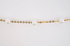 Pearlisma Signature Pearl Choker with 4–5 mm freshwater pearls and 18K gold plated clasp