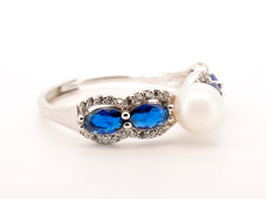 The Azure  Pearl ring