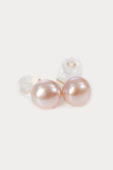 Elegant pearl drop earrings showcasing lustrous 8mm pearls and gold accents