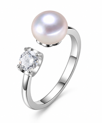 Toi & Moi Pearl Ring