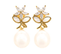 the Golden Blossom Pearl Set