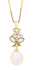 the Golden Blossom Pearl Set