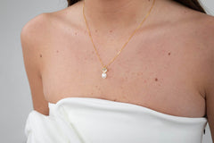 Golden Clover Pearl Set