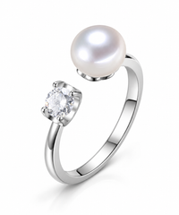 Toi & Moi Pearl Ring