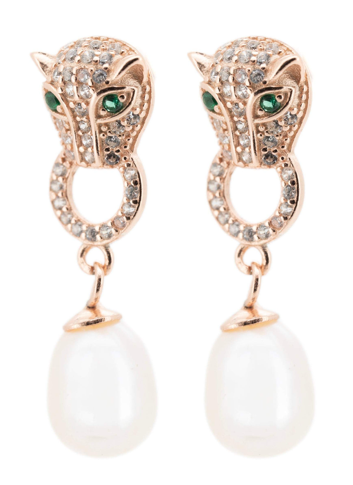 Panthera Pearl Earrings