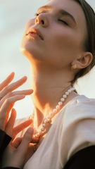 La Perla Royale Pearl Necklace with 3–4 mm AAA freshwater pearls and 18K gold plated sterling silver clasp