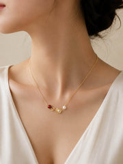 The Lucky Ladybird Akoya Necklace