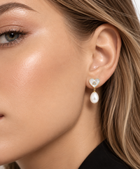 Heart Whispers Pearl Earrings