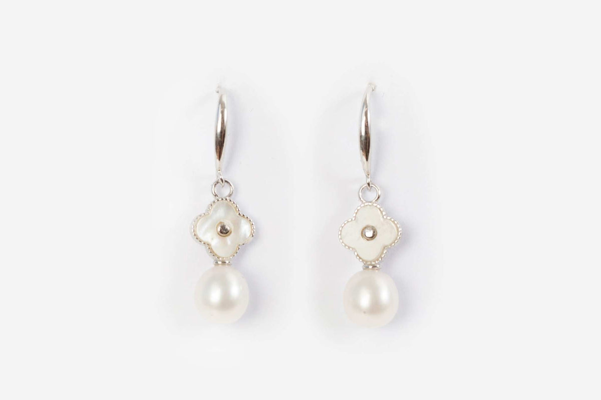 Best Lucky Bloom Pearl Drops Earrings | Pearlisma