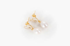 Heart Whispers Pearl Earrings
