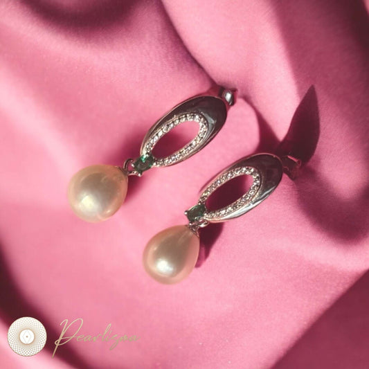 Enigma Pearl Drop Earrings