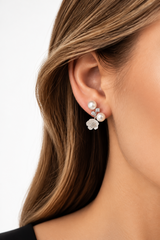 Pearl Blossom Earrings