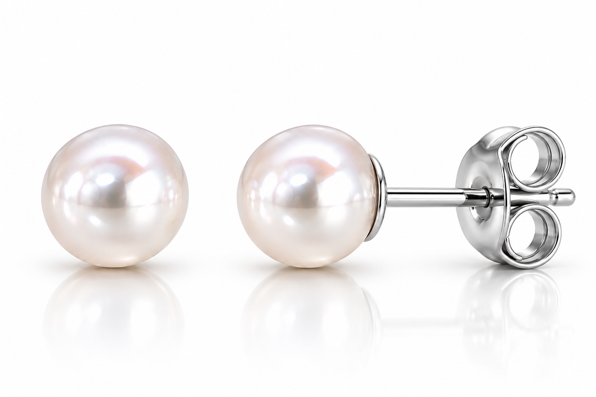 Petite Perle Stud Earrings