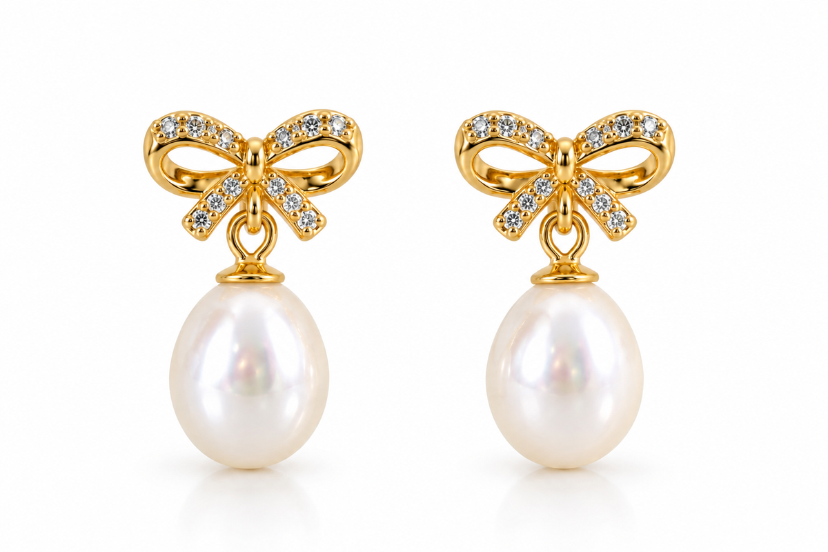 Noelia CC Pearl Earrings