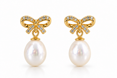 Noelia CC Pearl Earrings