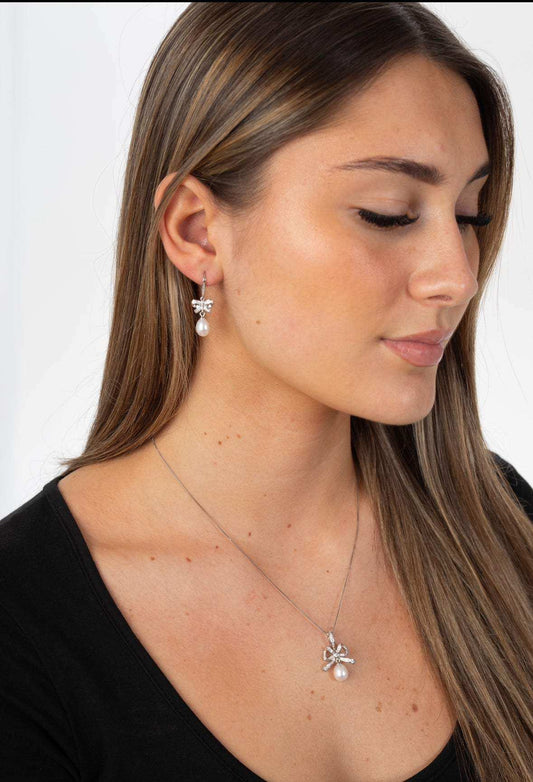 Lily Serenade Set Earrings & Necklace | Pearlisma Jewelry
