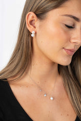 Luxury Sterling Silver Necklace Earring Sets | Pearlisma