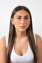 Delicate flower-inspired earrings with round freshwater pearls